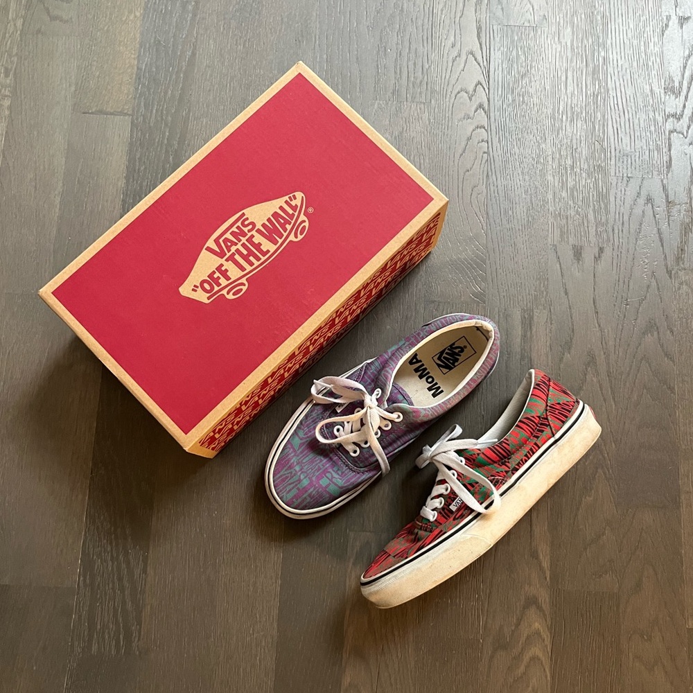 Vans museum of modern art MOMA authentic skate shoes